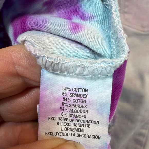 Old Navy Toddler Jeans Ballerina Size 3T Pink Child's Place Tie Dye T-Shirt - Picture 9 of 10